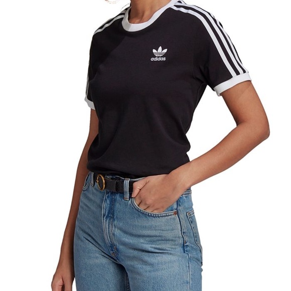 adidas Tops - NWT Adidas Women's 3 Stripe Tee Shirt Size L